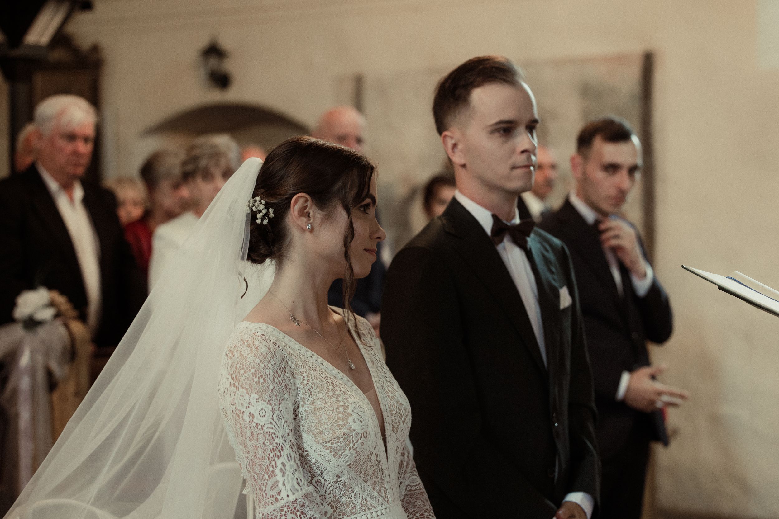 Wedding photographer captures emotional candid moments during a traditional ceremony and reception.