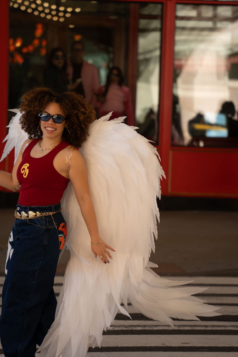Fashion Editorial Angel Wings