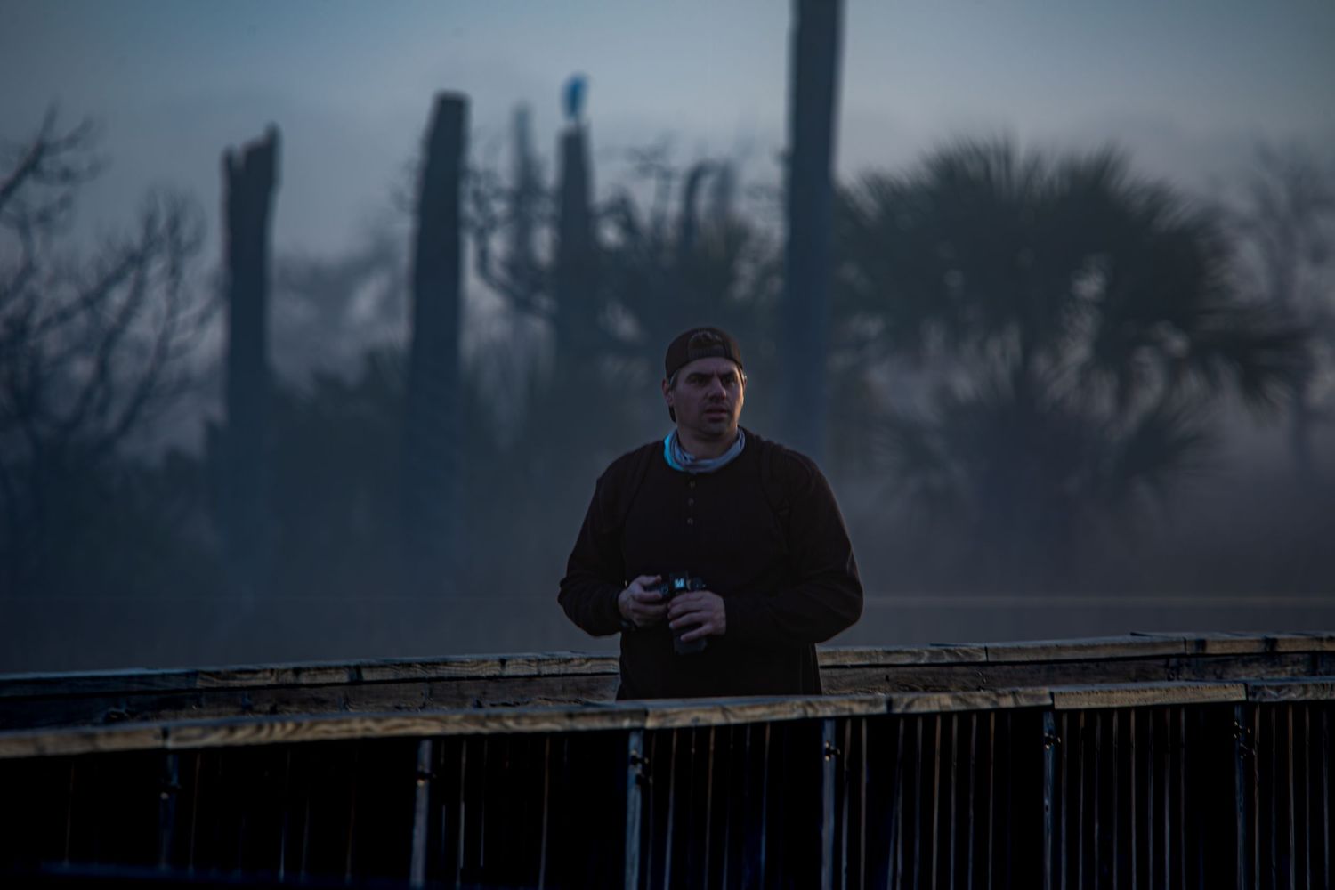 Just out here turning fog into fashion.