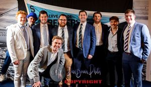 team gala night group shot