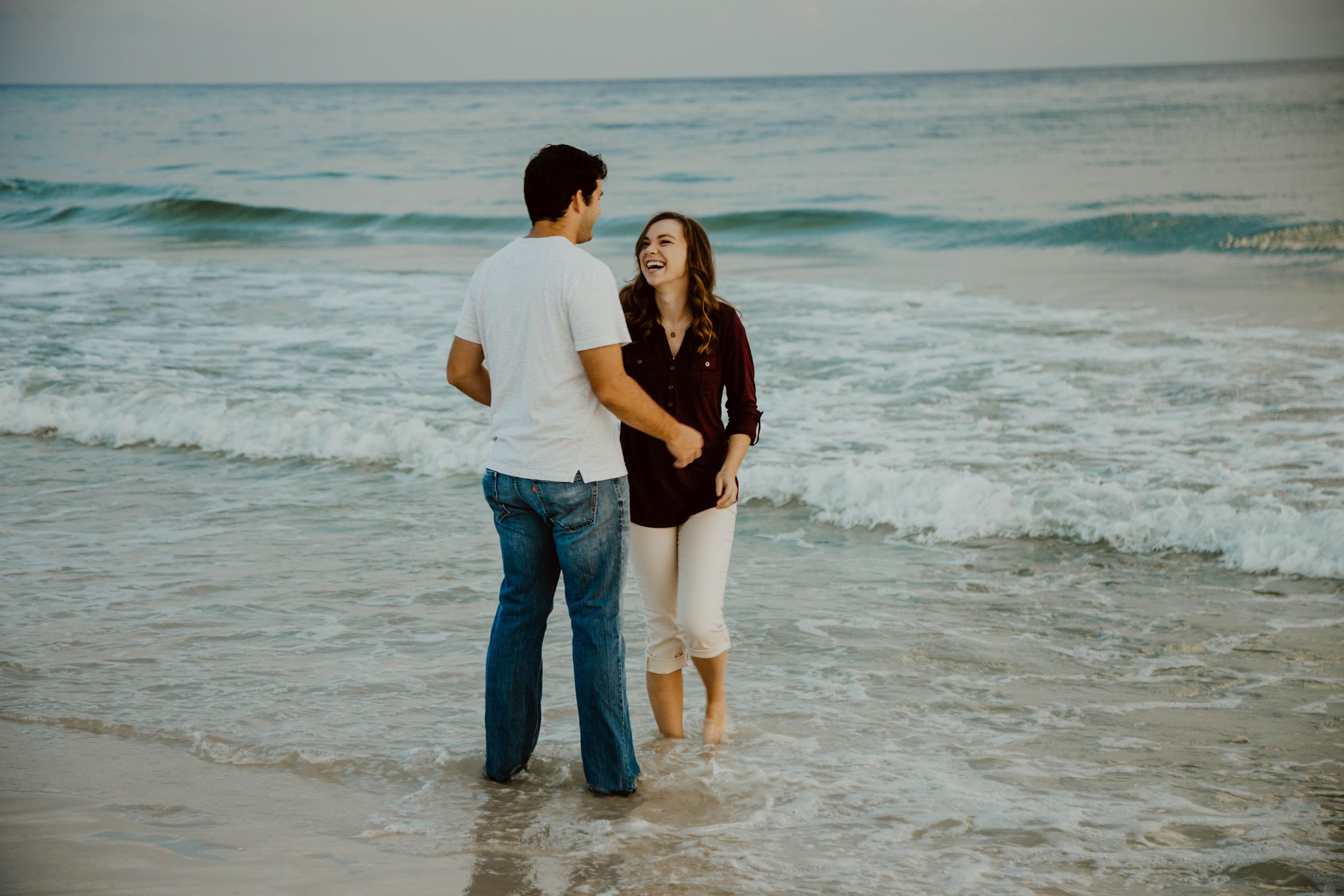Couples photos on the beach