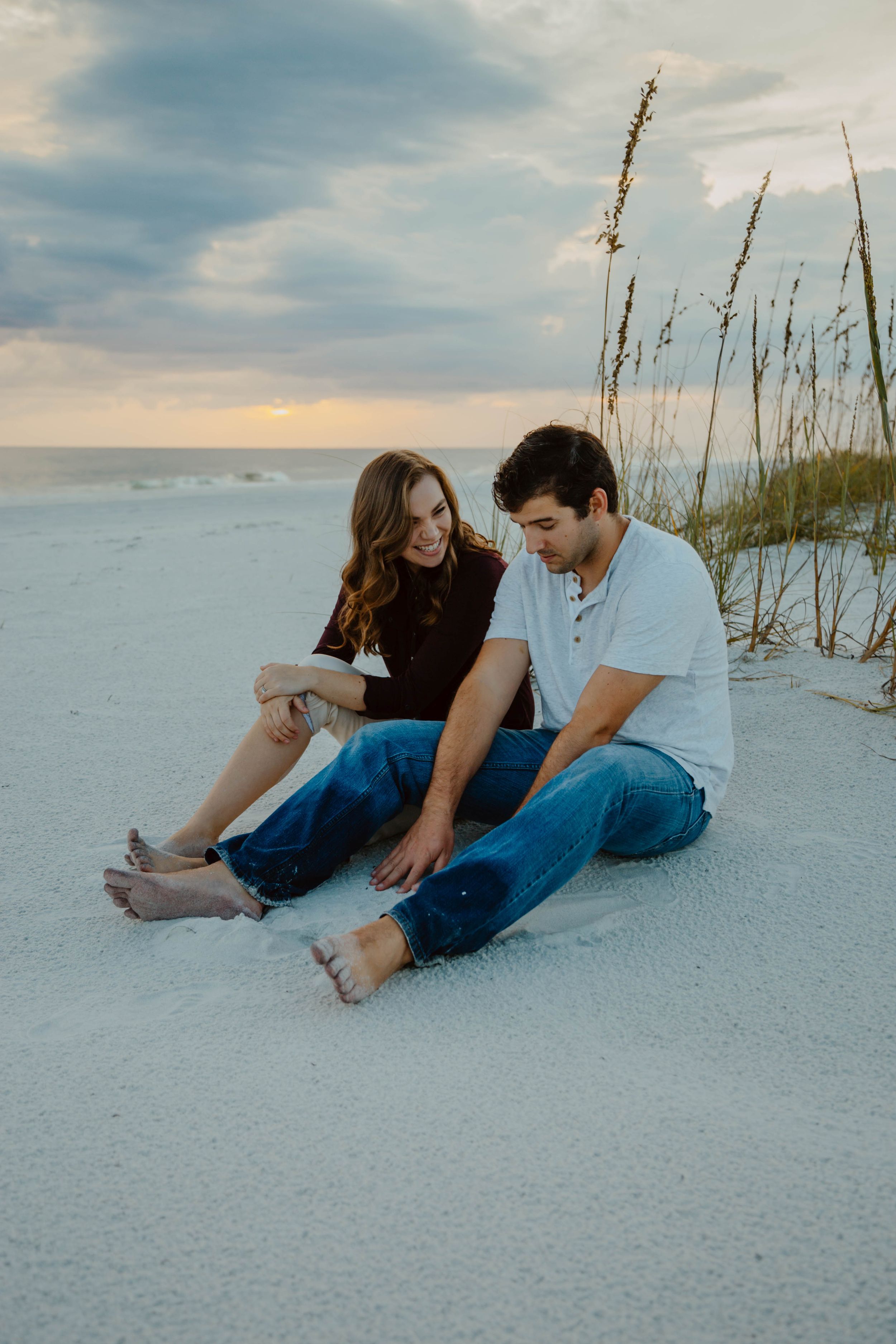 Couples photos on the beach