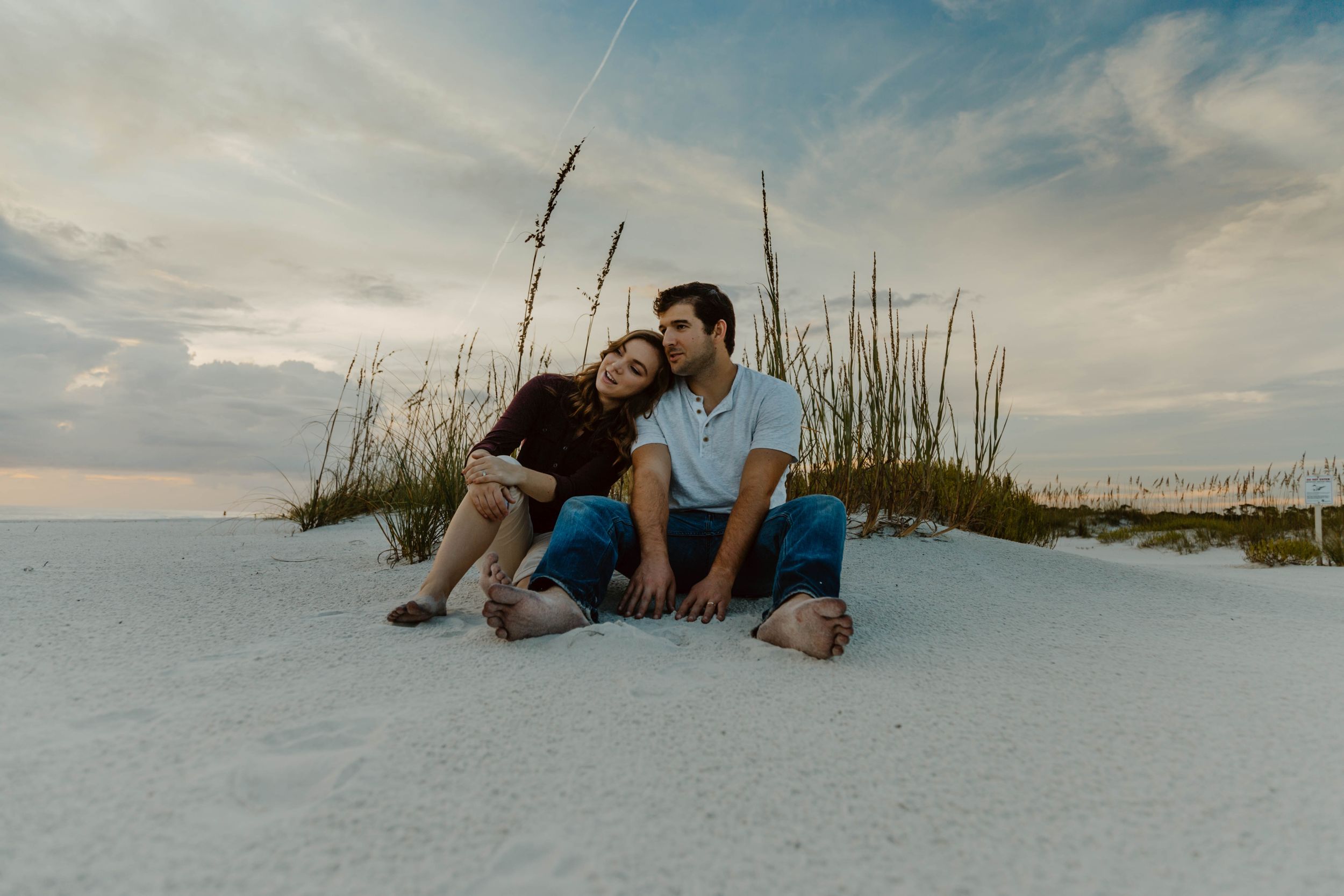 Couples photos on the beach