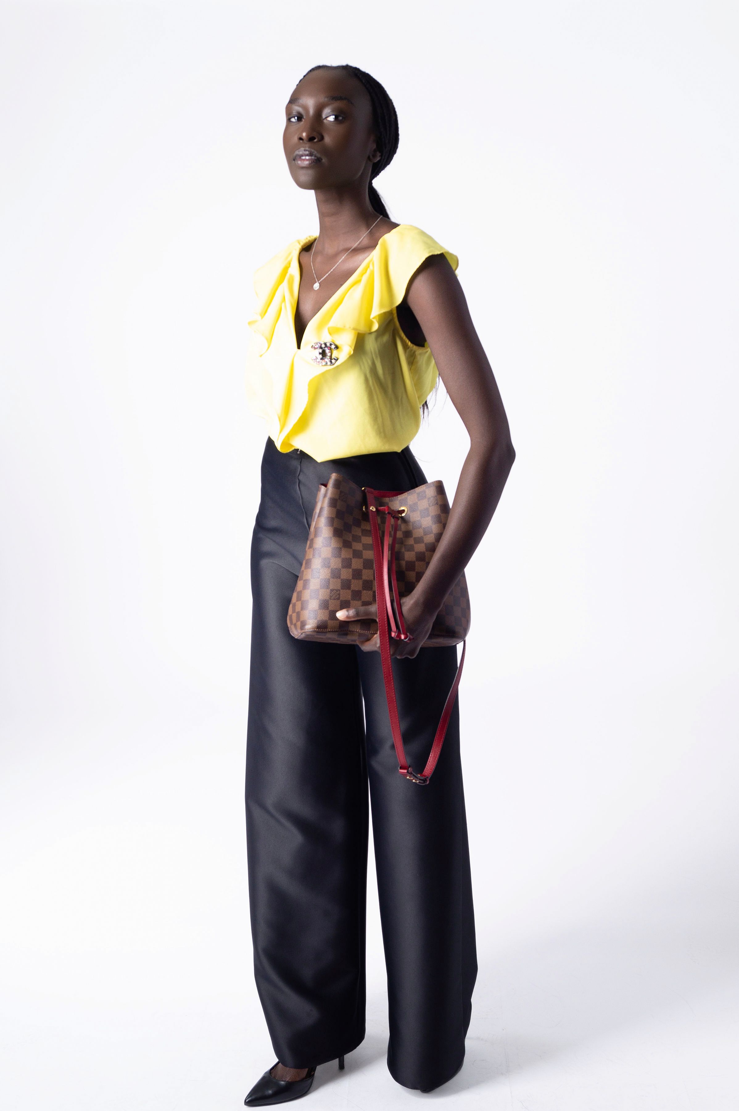 High end E-commerce photography with a female model