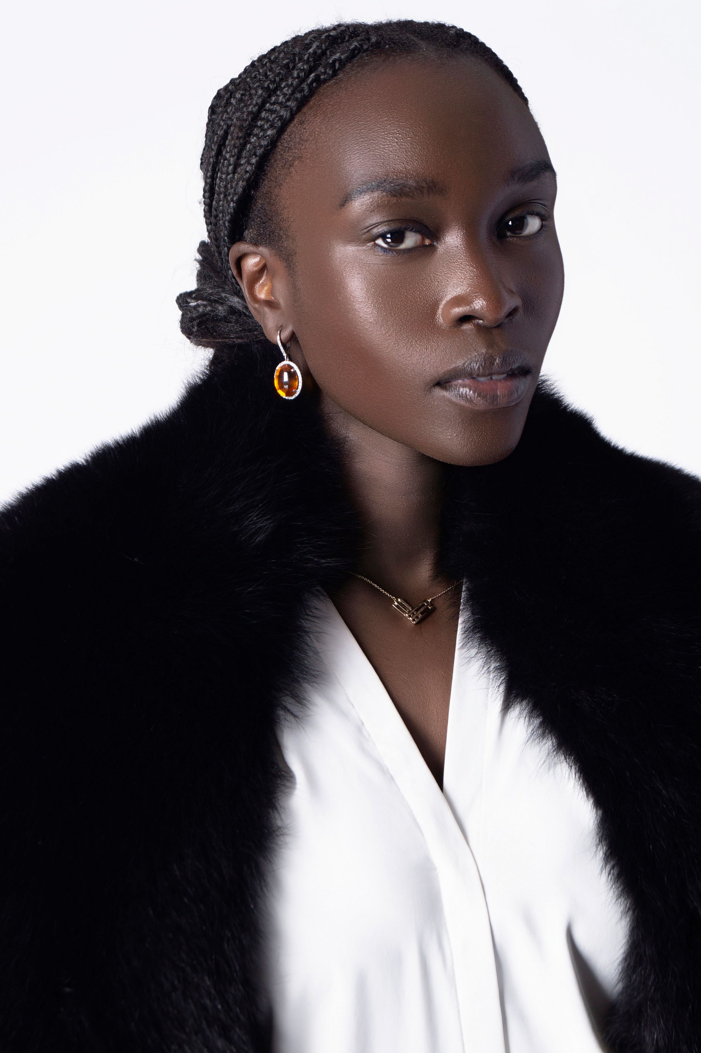 High end E-commerce photography with a female model