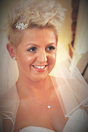 Bridal close up.