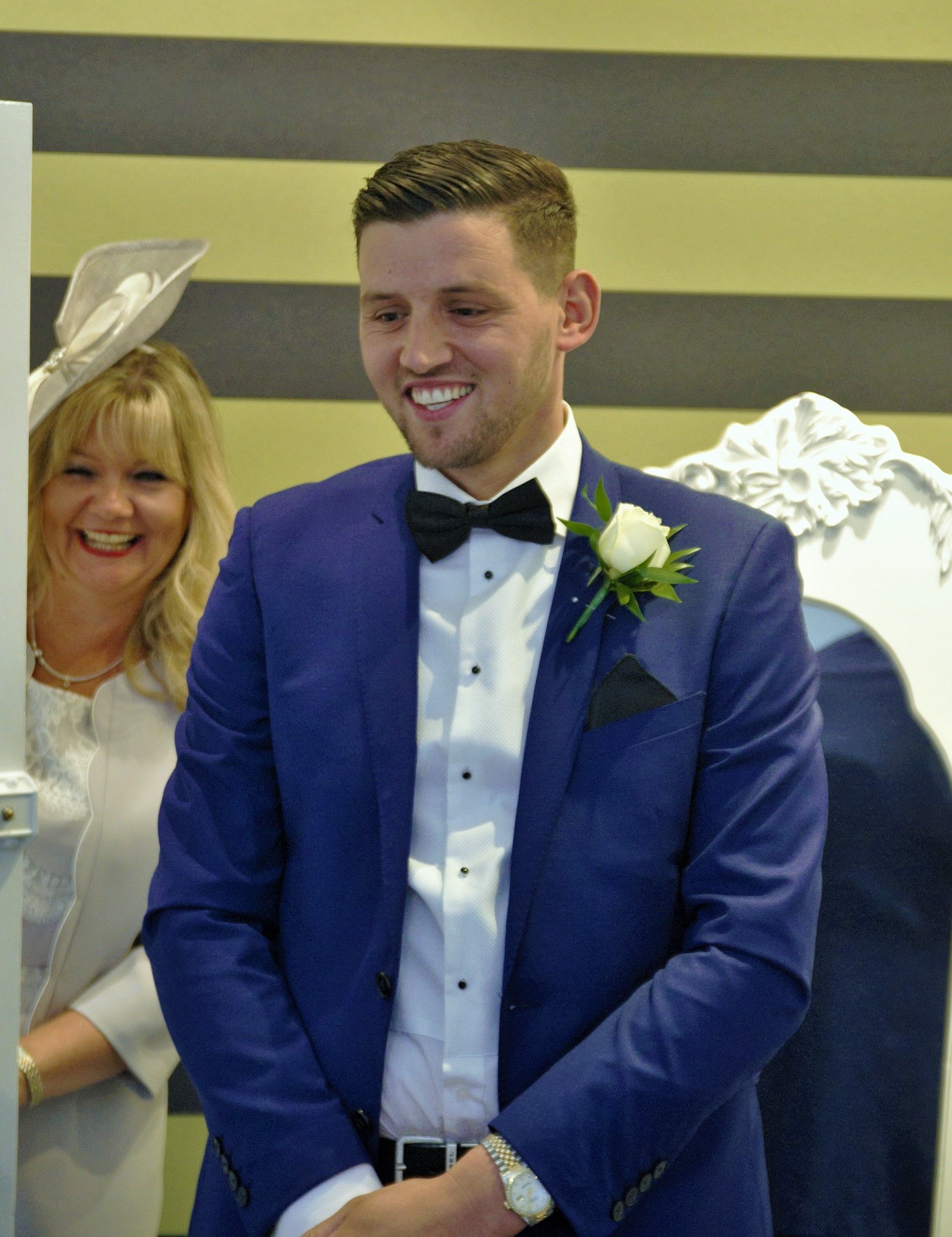Grooms First Look.