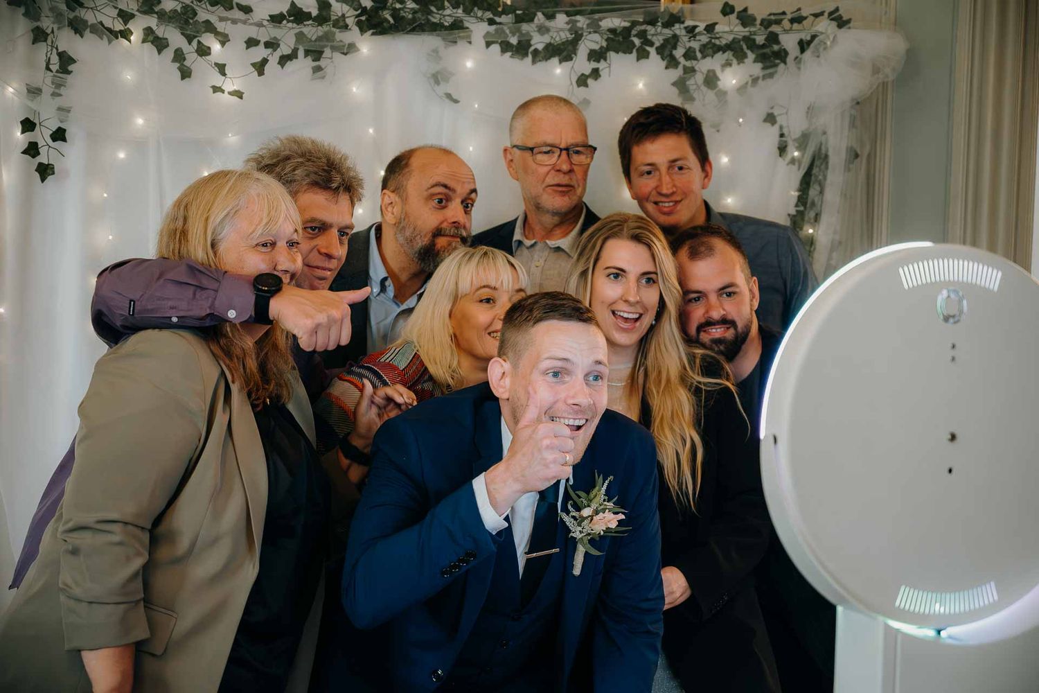 Bryllupsfotograf med MySelfie boks
