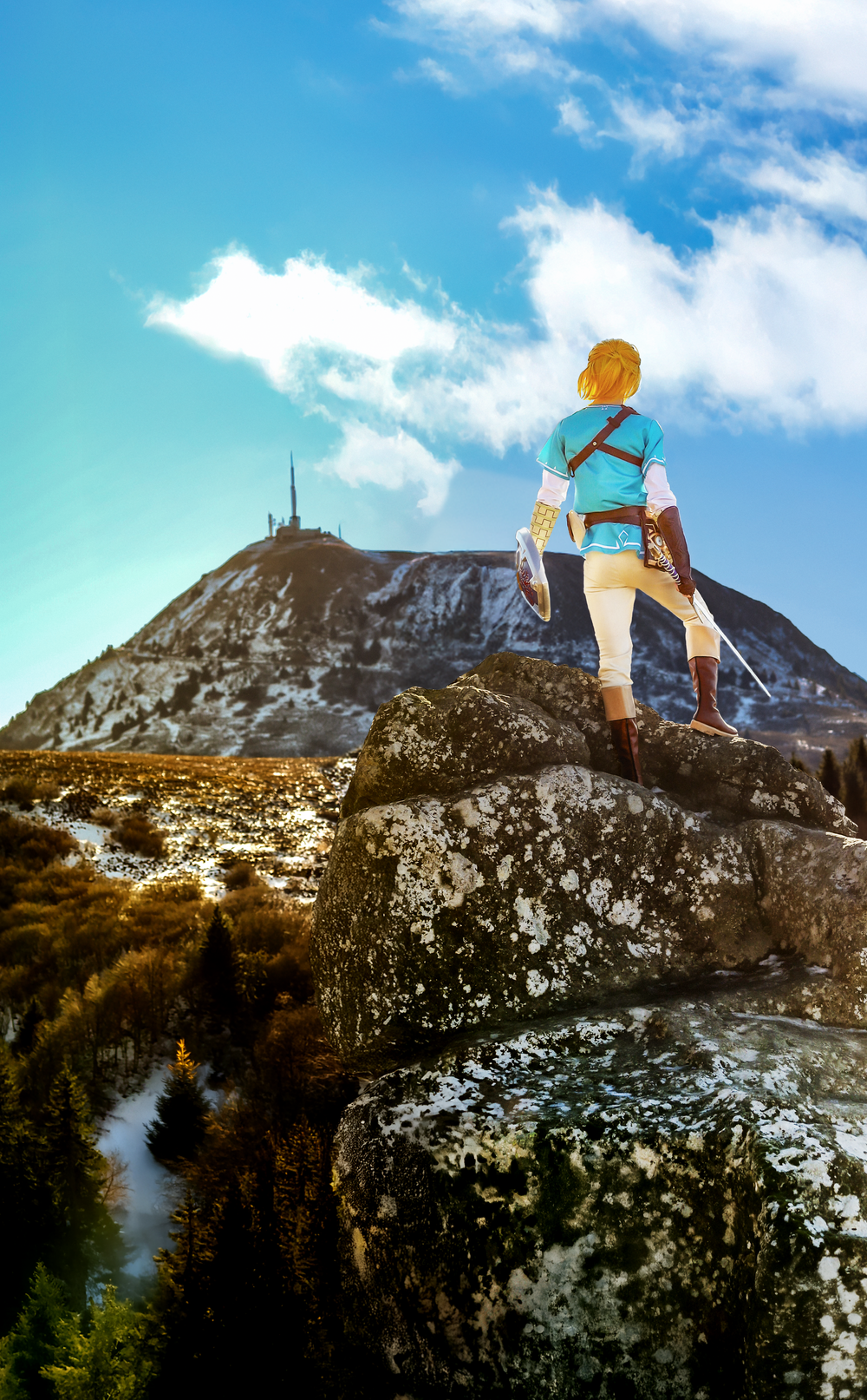 Concours photo du département du Puy de Dôme, costume de Link dans Zelda
