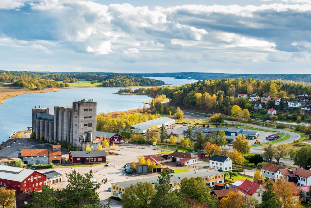 Utsikt från Garpeberget i Gamleby