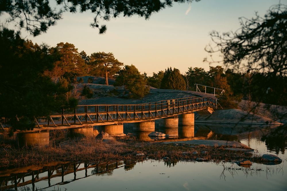 Solnedgång vid Västervik Resort