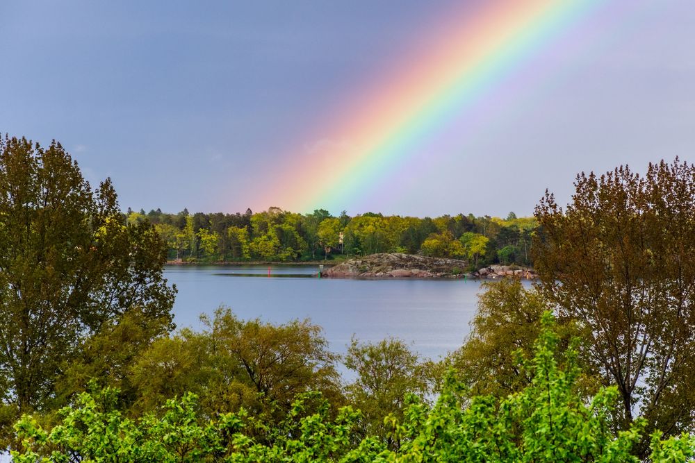 Regnbåge i Västervik