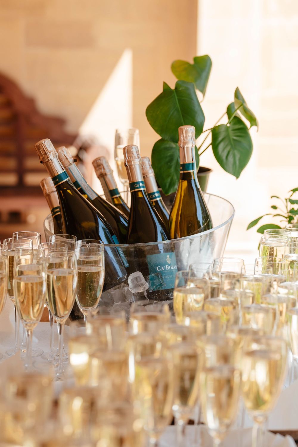 Coombe Lodge Somerset Wedding Photographer Zara Davis Photography champagne during drinks reception