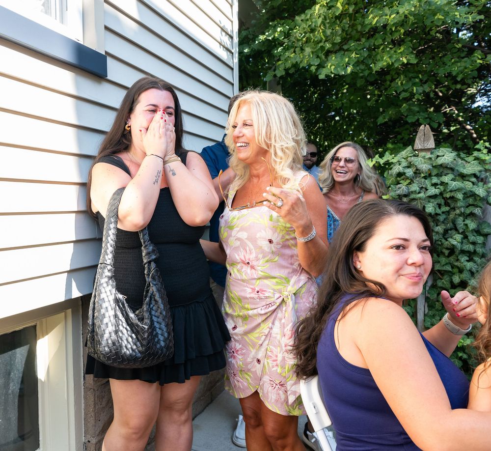 Surprise engagement party in Montclair