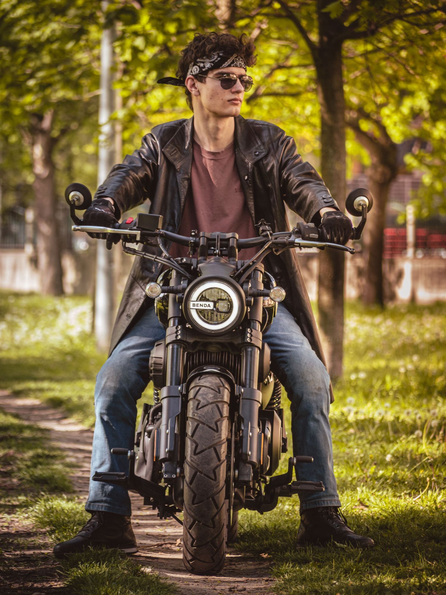 Motoros portré - Dani