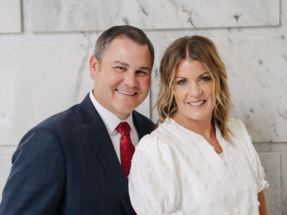 couple in headshot by Michelle Deppe Photography in kaysville Utah.