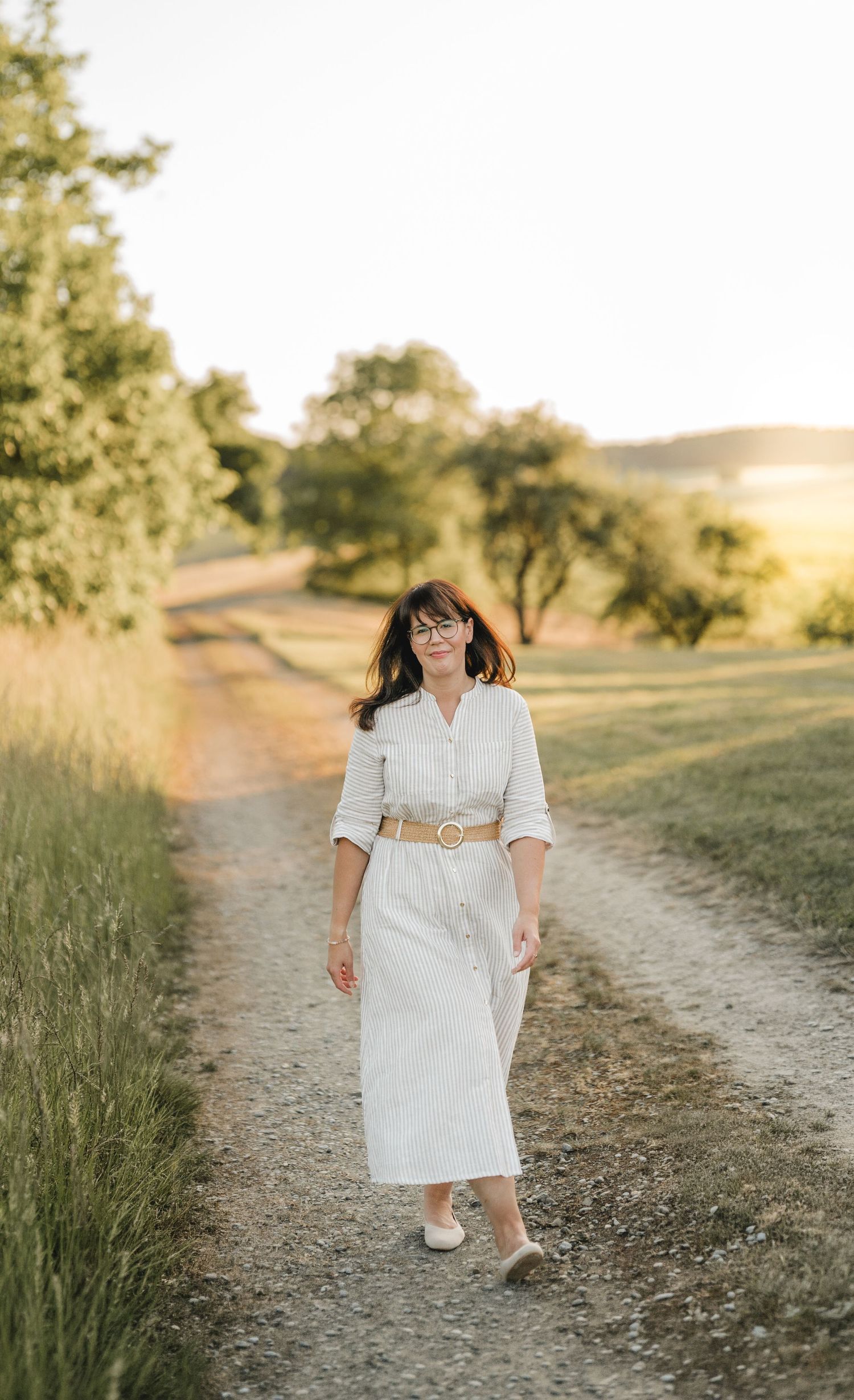 Hochzeitsfotografin Ramona Maier fotografiert bei Sonnenuntergang