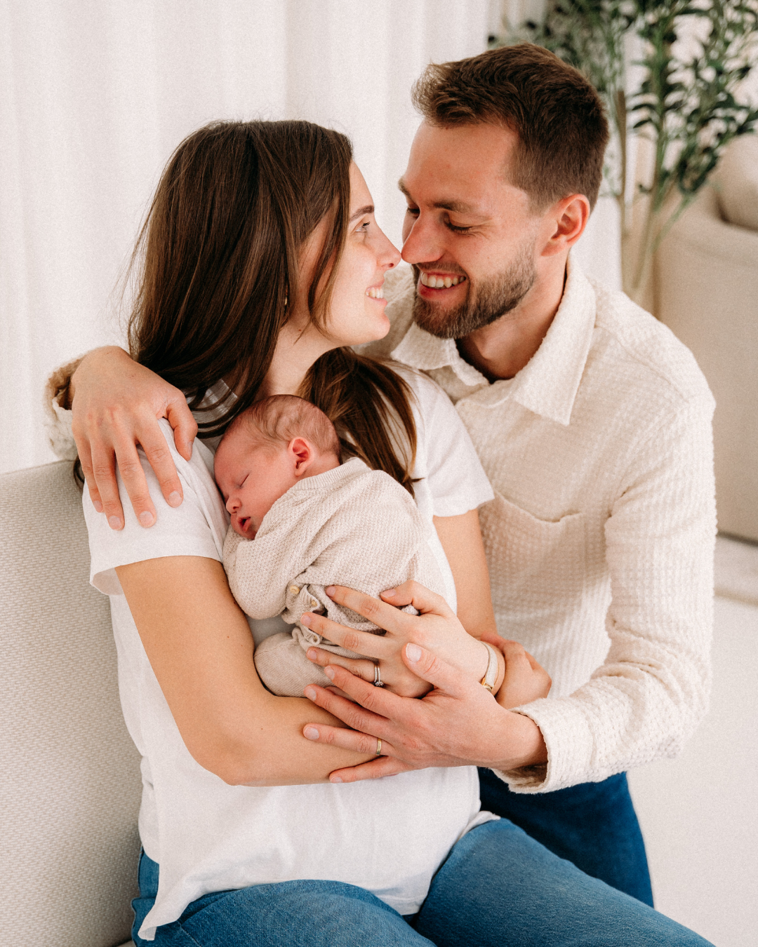 newborn foto in daglichtstudio