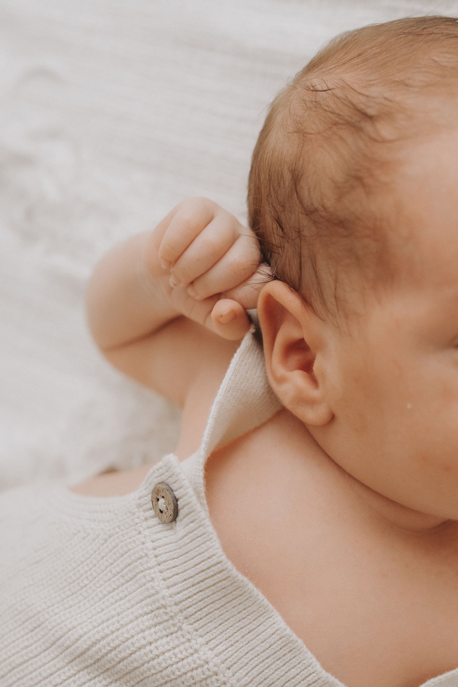 Baby Details aus einem Neugeborenenshooting