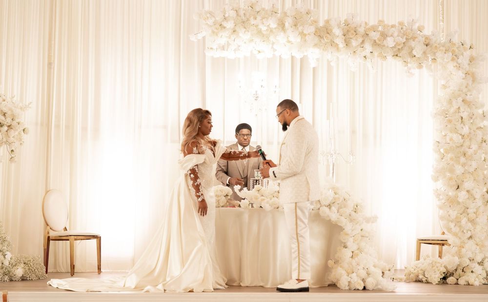 During Ceremony: Bride & Groom
