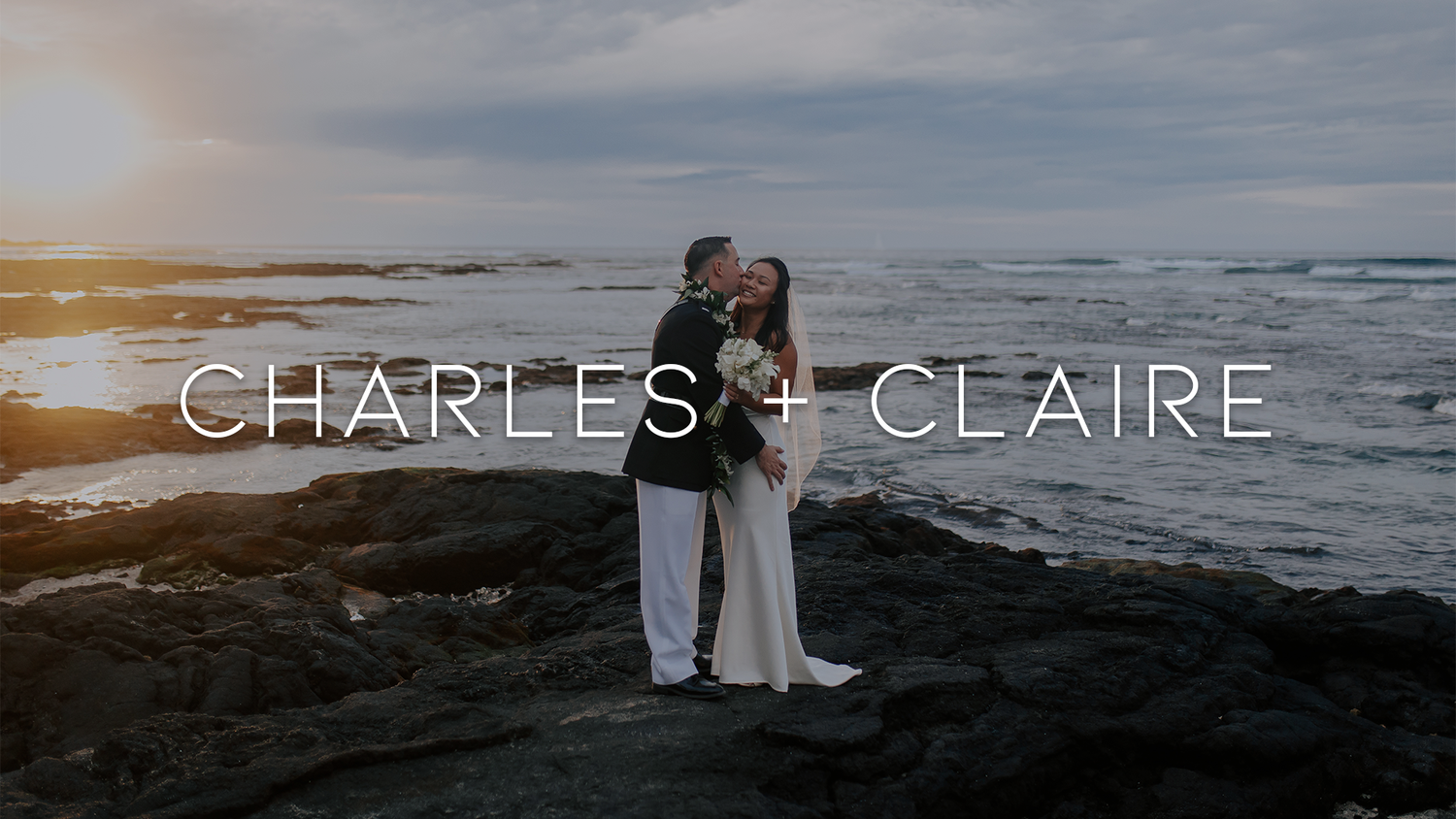 Cinematic wedding highlight film created in Volcano, Hawaii, showcasing a love story. Crafted by Hawaii wedding videographer Everette Ganir.