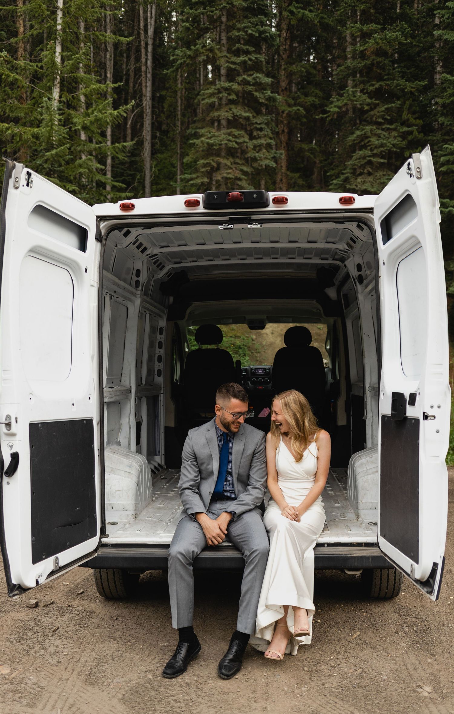 Couple exchange vows surrounded by golden aspens on Boreas Pass, as featured in our Breckenridge elopement guide.