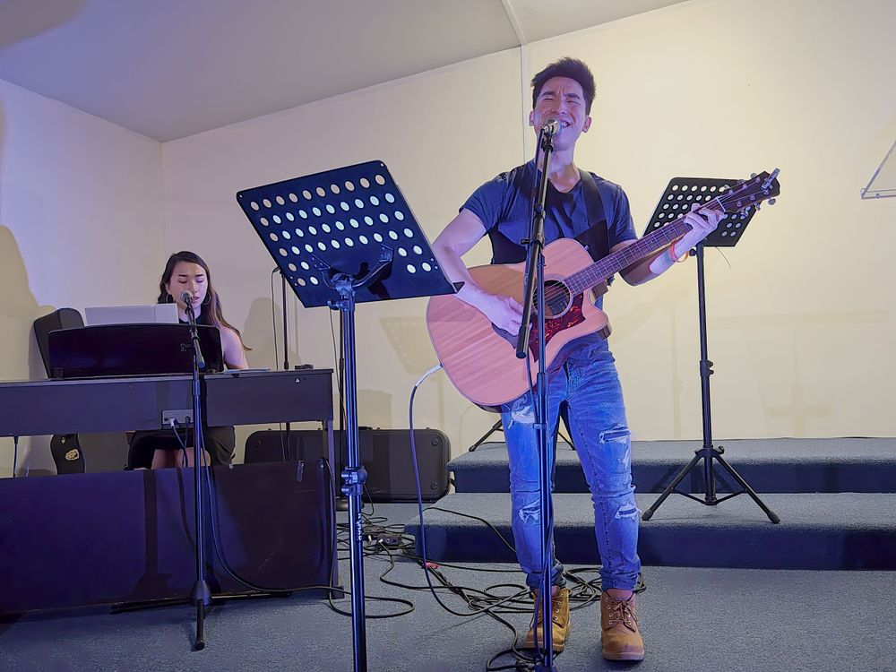 singing