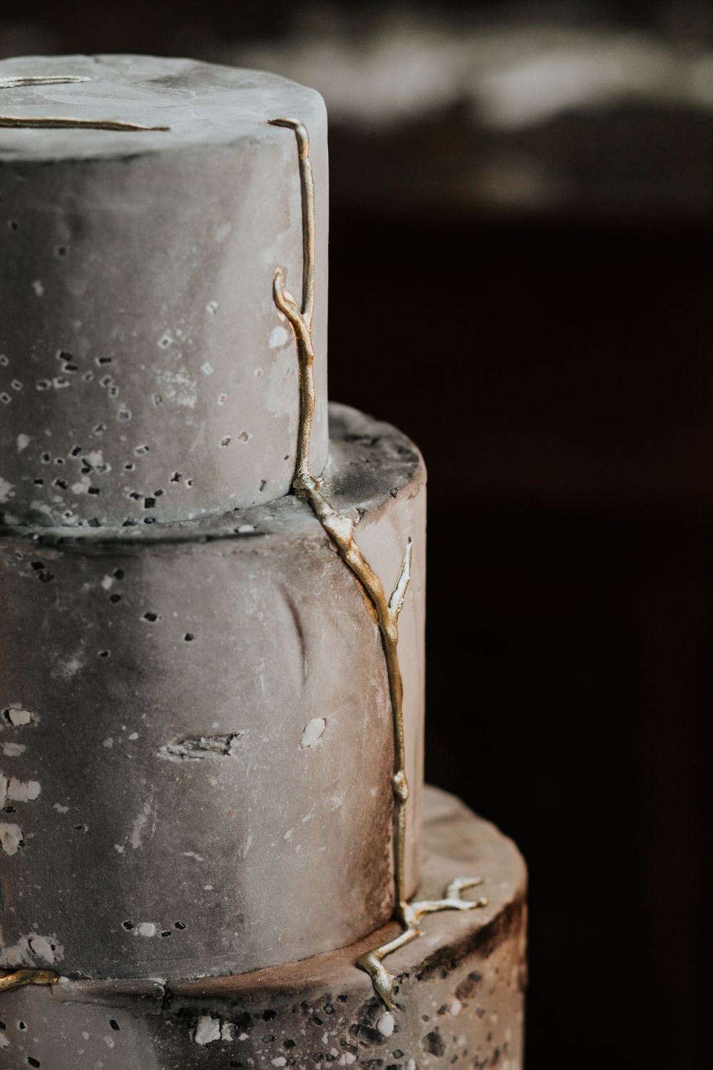 the mount without wedding, Artistic Morden wedding cake , Concrete texture wedding cake