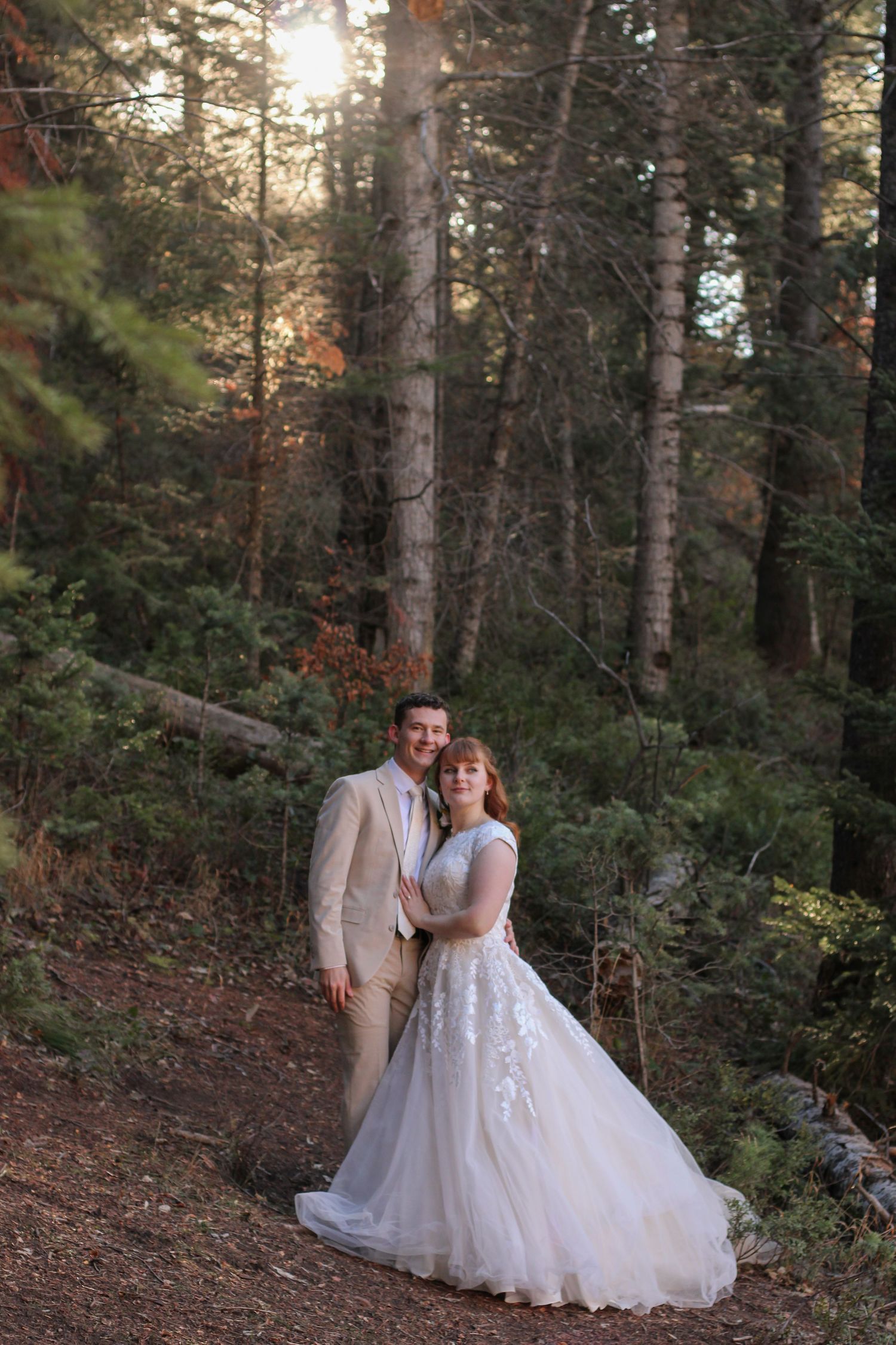 Bridal photography at Tibble Fork Reservoir, American Fork Canyon, Utah County, by Utah County photographer