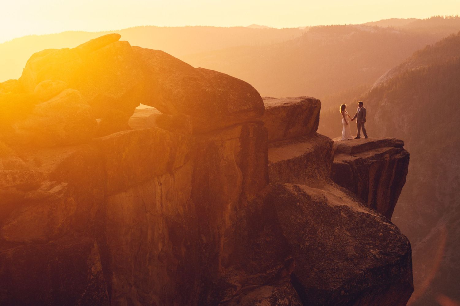 Taft Point Wedding in Yosemite