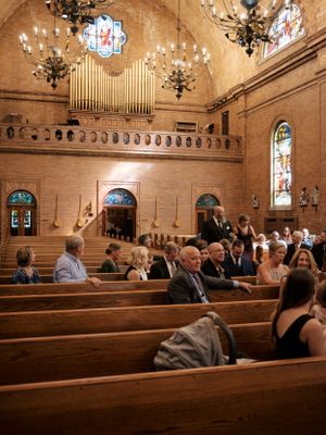 St. Mary's Catholic Church In Wilmington Wedding Photos