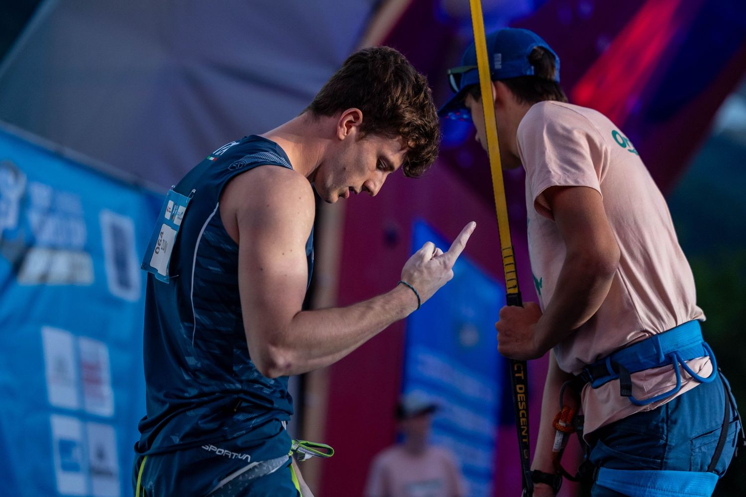 Sport climbing competition - photo by Jan Virt, Official World Climbing photographer
