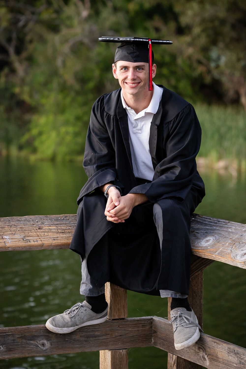 Outdoor senior portraits at Vasona in Los Gatos by Los Gatos Photographer Cindy Tucey Photography