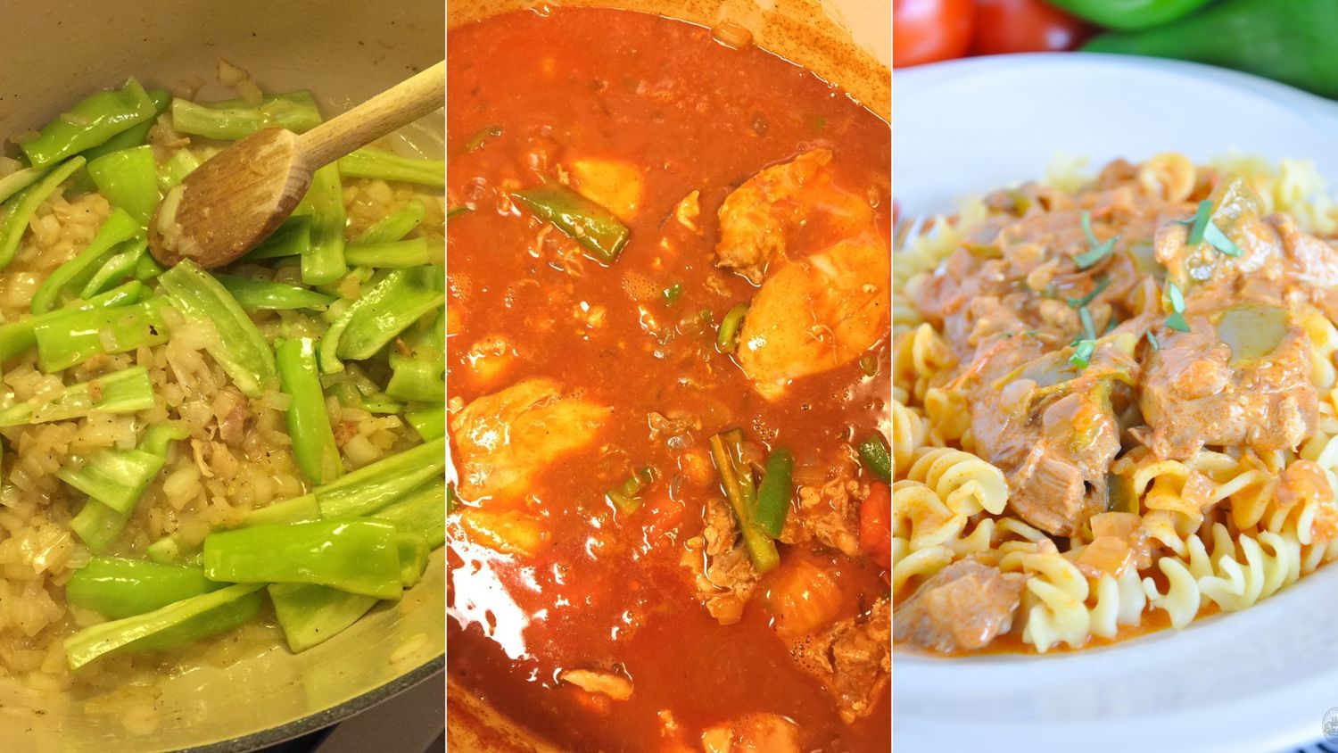 Colorful array of pasta dishes with various sauces and toppings.