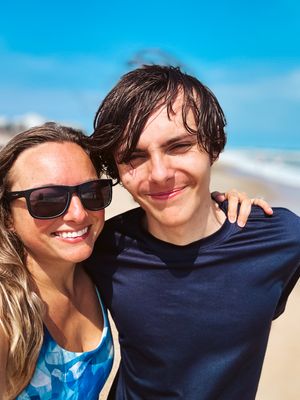 Ethan and Amanda selfie together
