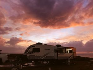 Cozy camper setup during a family adventure, part of the lifestyle at Urso Photography in Chattanooga.