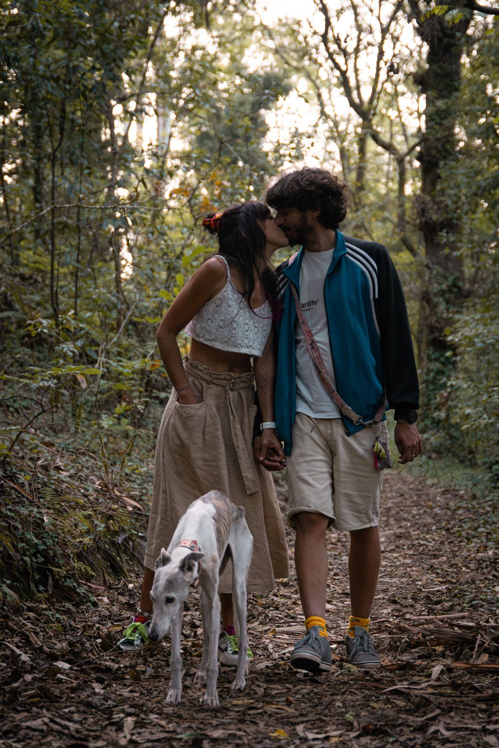 fotografía de familia multiespecie, perros