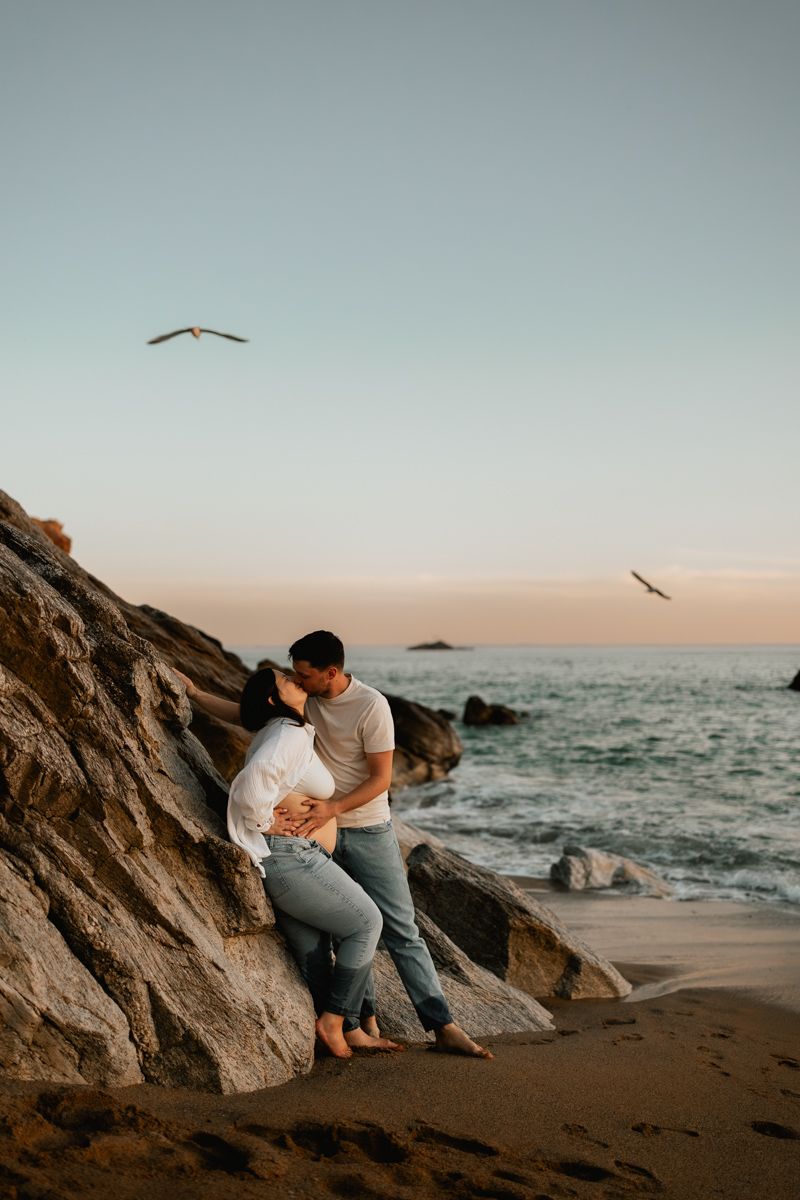 Séance photo grossesse à Quiberon dans le Morbihan - Alice Gondelle
