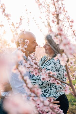 Couple Photoshoot in the niagara blossoms