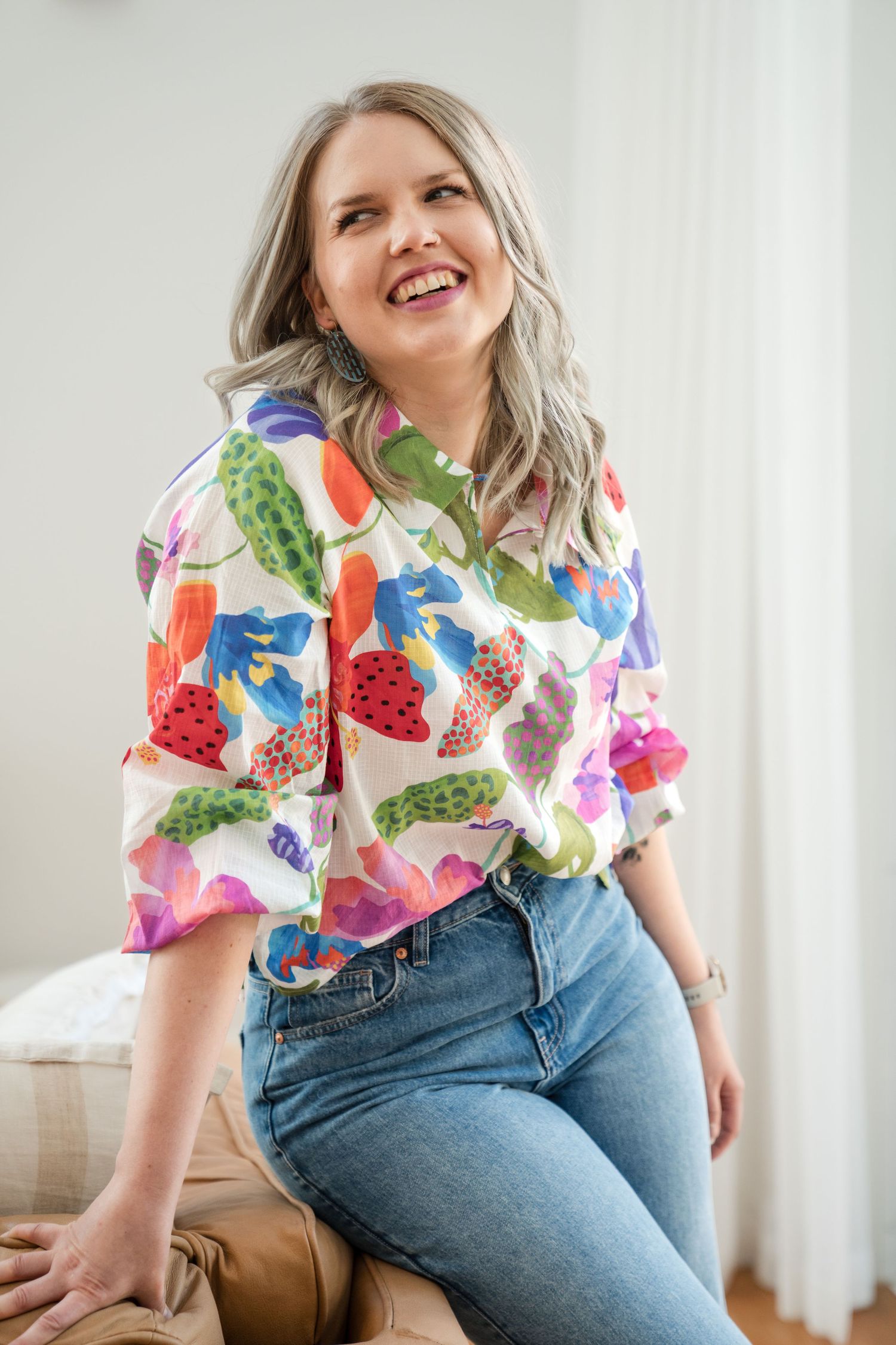 Stylish and well-lit location in Brisbane used for a professional model branding photo session, featuring modern decor