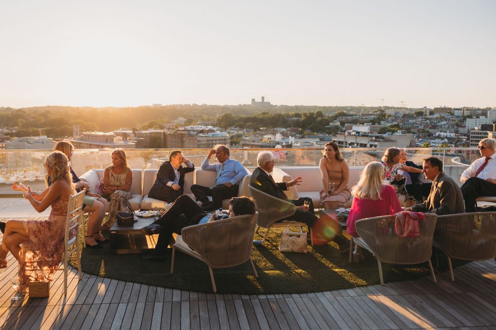 Highpoint 1333 rooftop view Washington DC Wedding