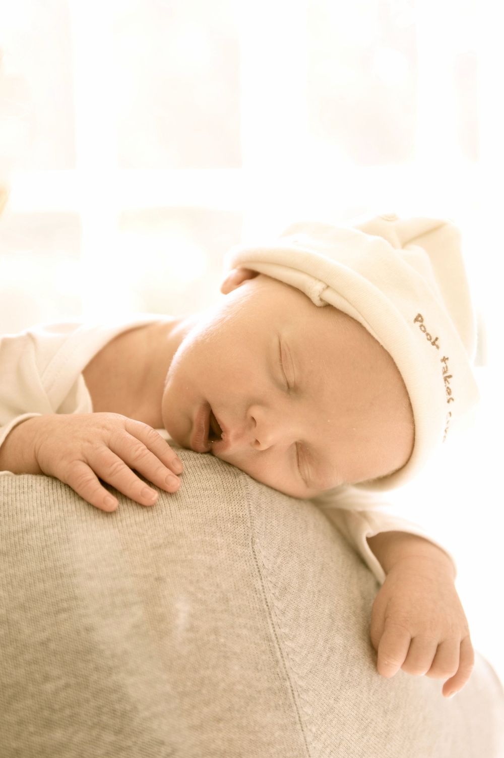 Baby at a new-born photo shoot