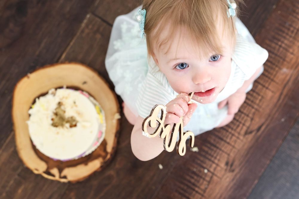 She's a Wild One Cake Smash from Edmonton Based Photographer