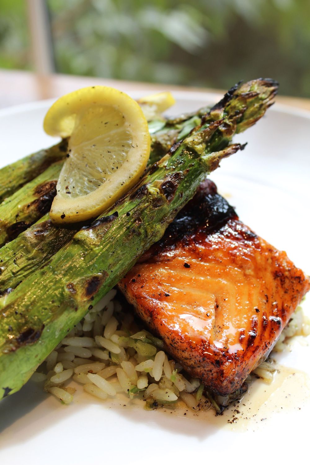 Bourbon Glazed Salmon