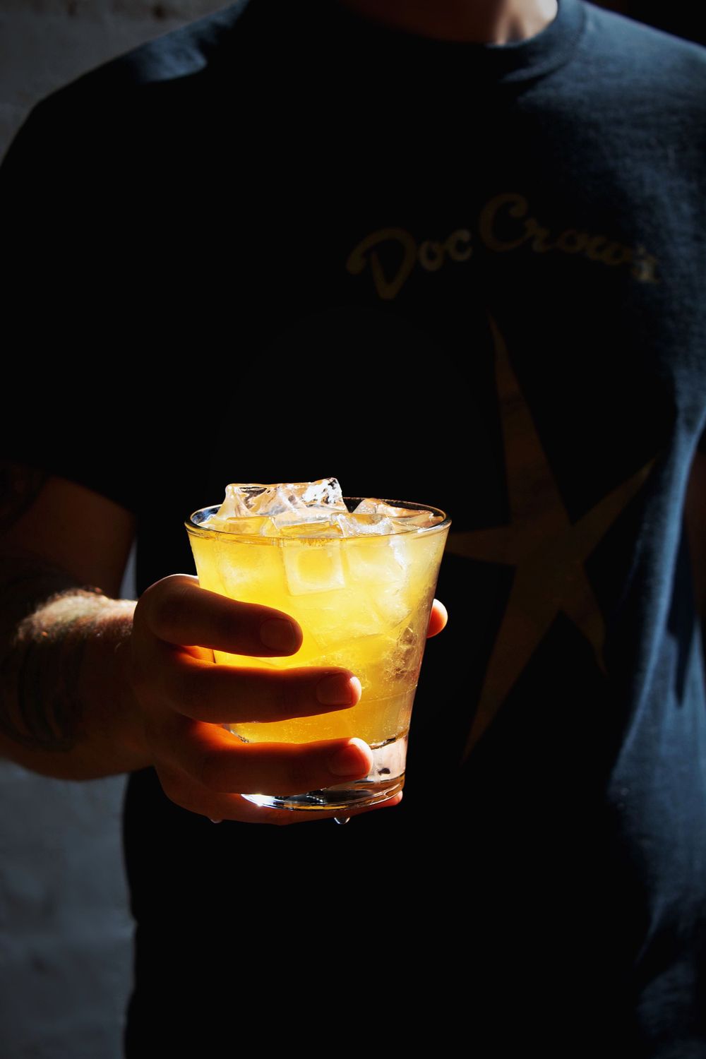 Spiked Apple Cider in a Glass