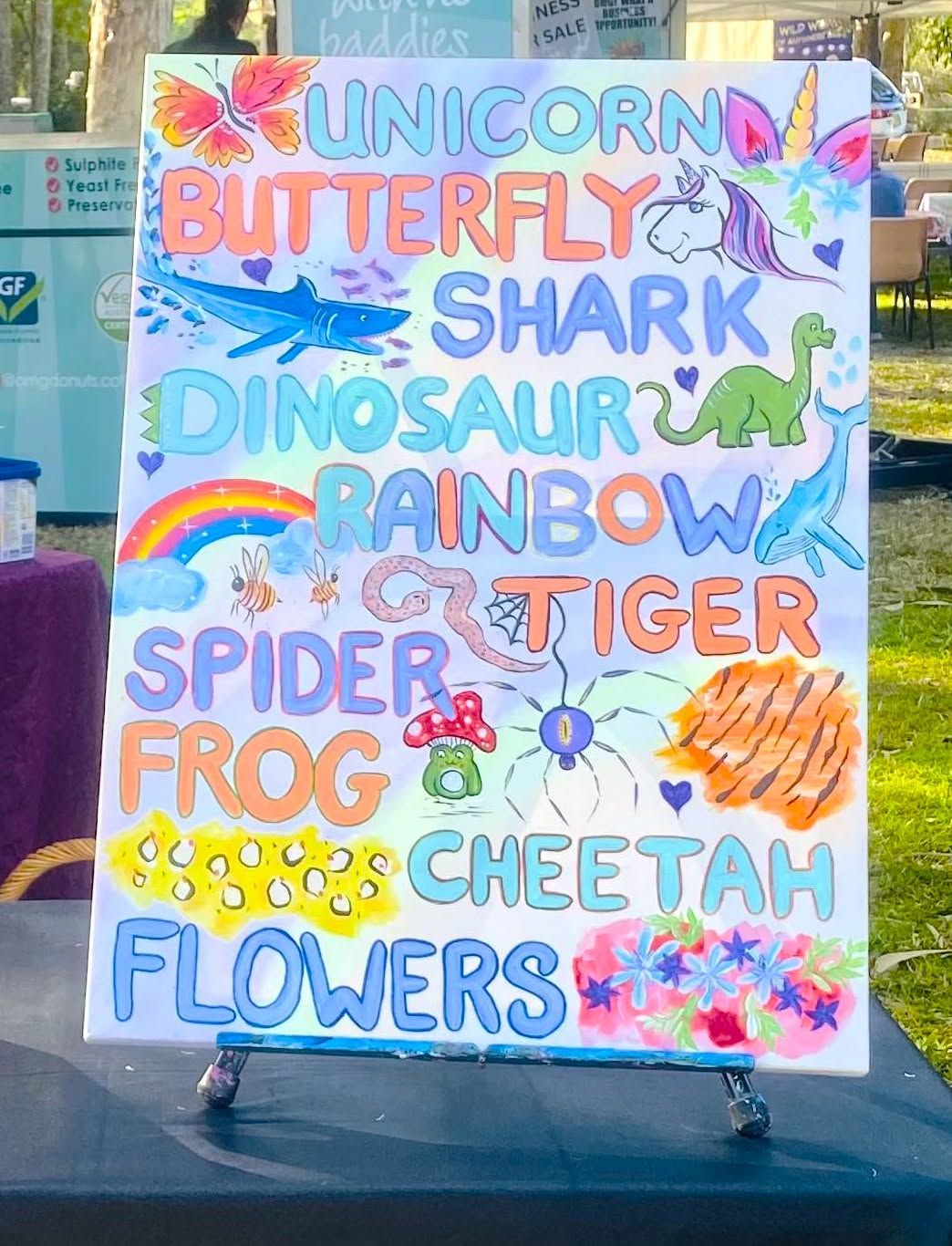 face painter coffs harbour. face painter nambucca. face painter macksville.
