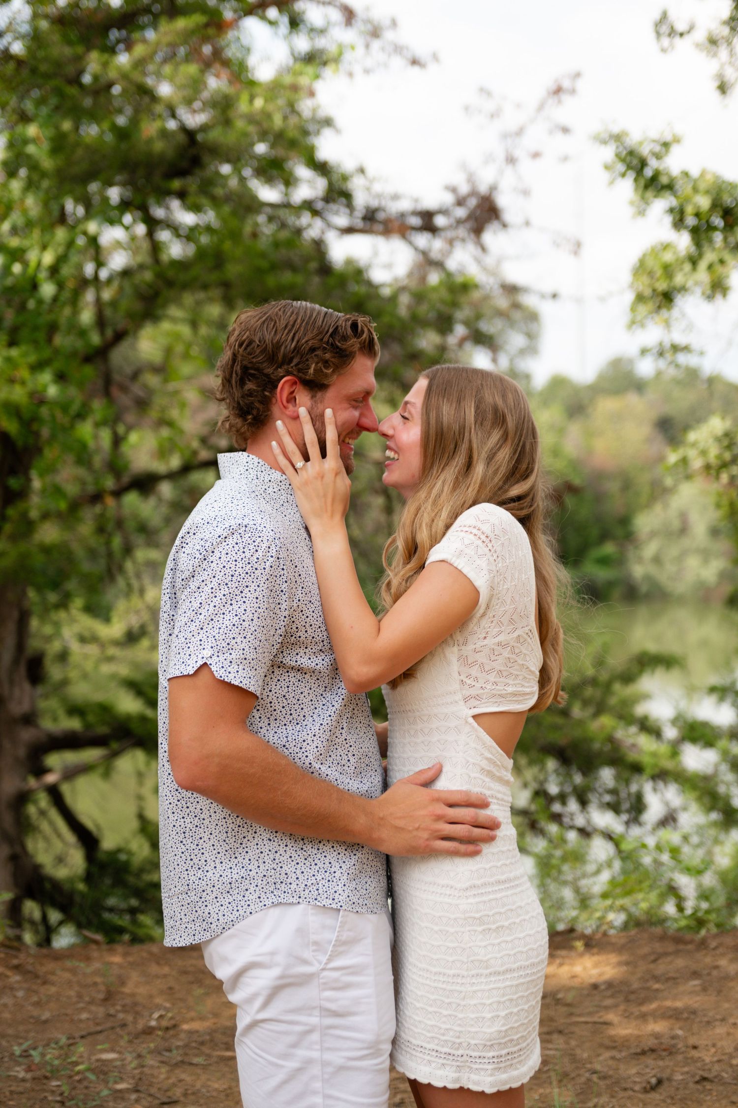 Engagement photos in Flower Mound, TX