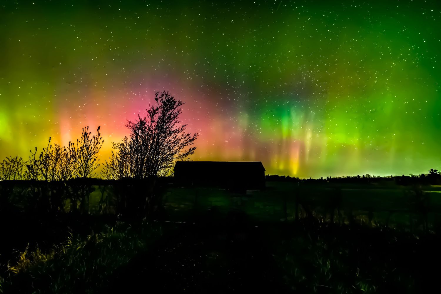 "Midway between here and Aurora"