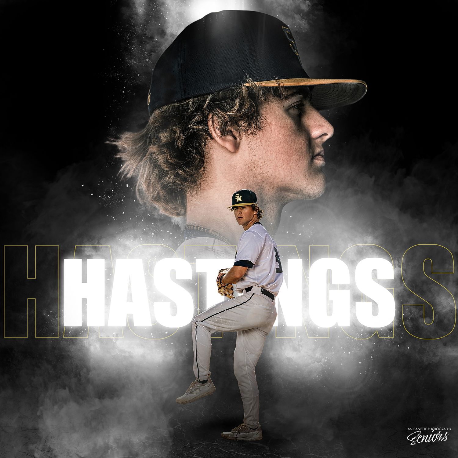 Phoenix Arizona Team Sports Banner Pictures by Anjeanette Photography Graduation High School Seniors AZ