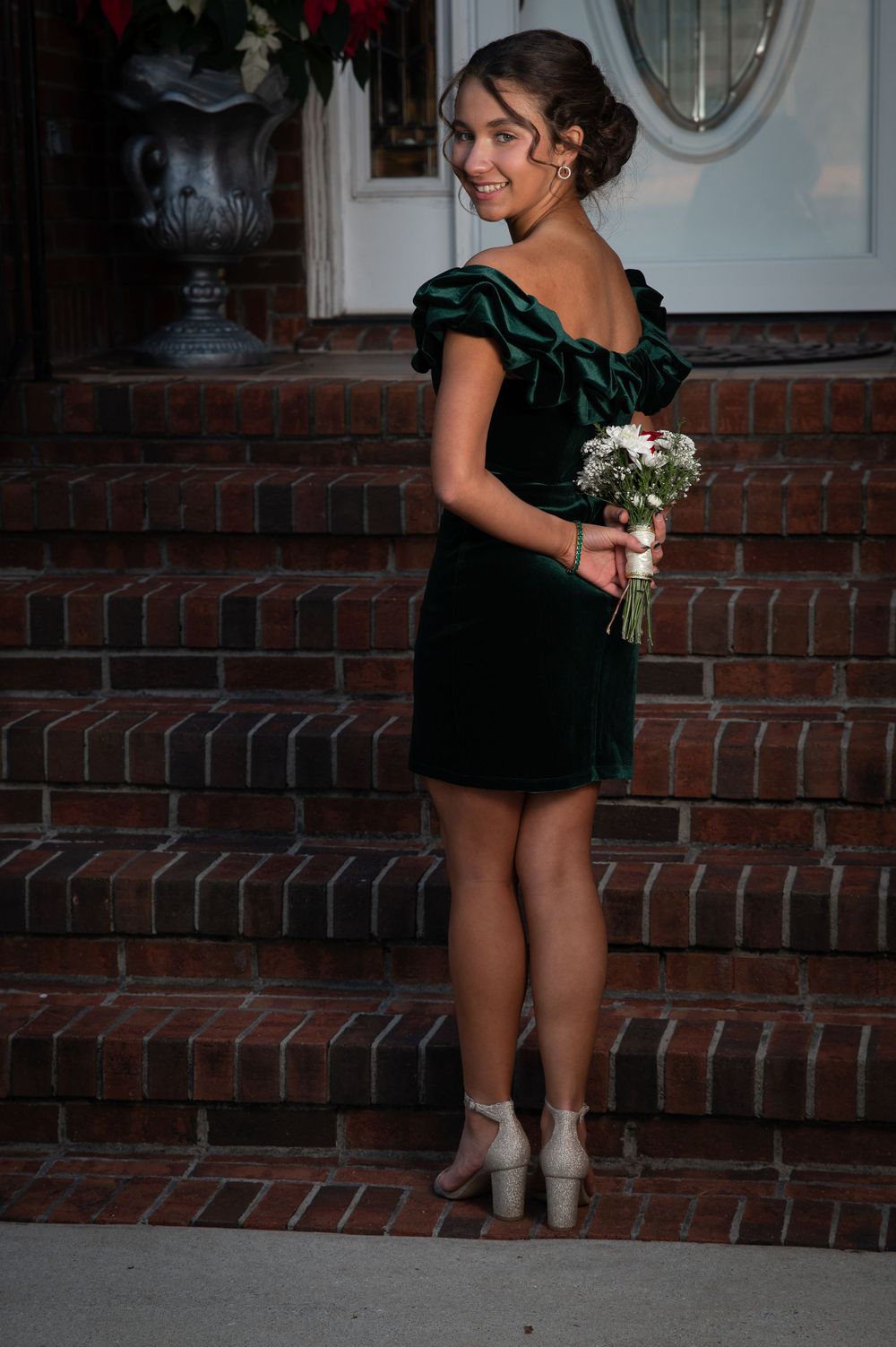 Portrait of teen girl for Prom, Upstate Belton South Carolina
